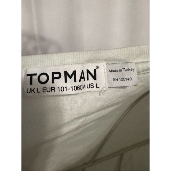 Nordstrom men Topman stretchy graphic old skool Bad boys t-shirt size Large Good - Picture 11 of 12